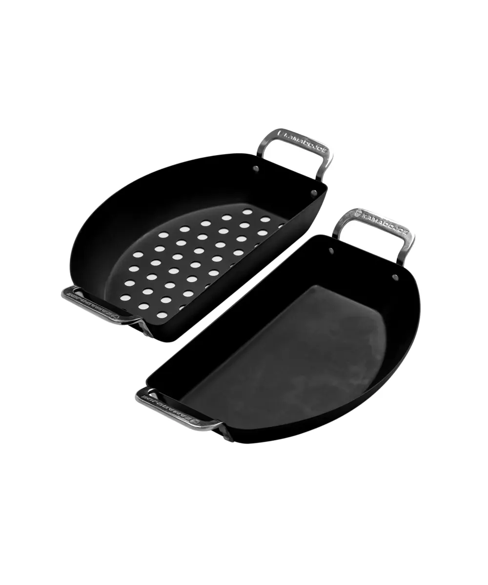 Poêle demi lune pour barbecue kamada Joe so bbq mées alex lolotte